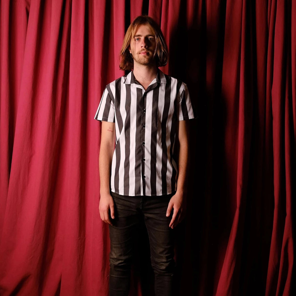 Wolf and Rita Bruno White Stripes Man Shirt men shirts Wolf and Rita   