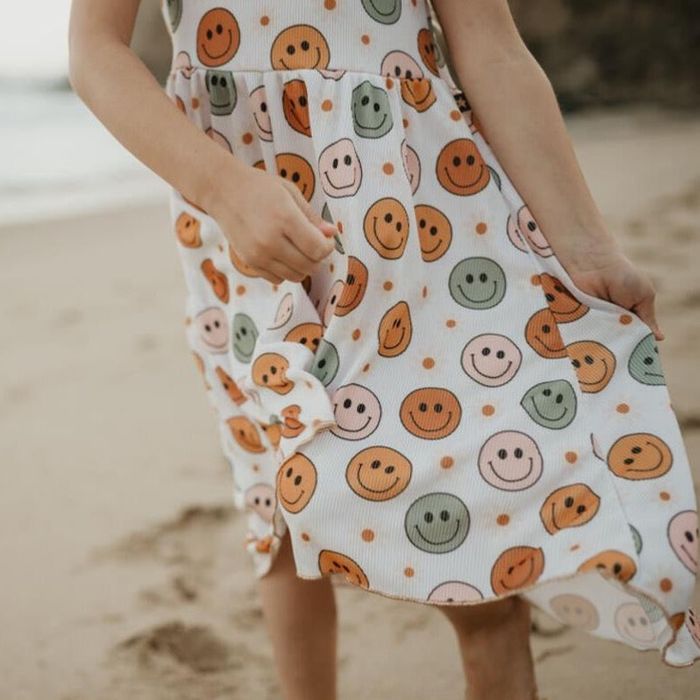 Petite Hailey Print UB Smile Dress