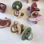 Chewable Charm 2 Pack Pacifier | Sage + Almond baby pacifier chewable charm   