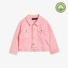 Mini Rodini Nessie Denim Jacket Pink kids jackets Mini Rodini   