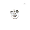 Bill Wall Leather Happy Face Charm with Pig Ears C382 Pendant/Necklace Bill Wall Leather   