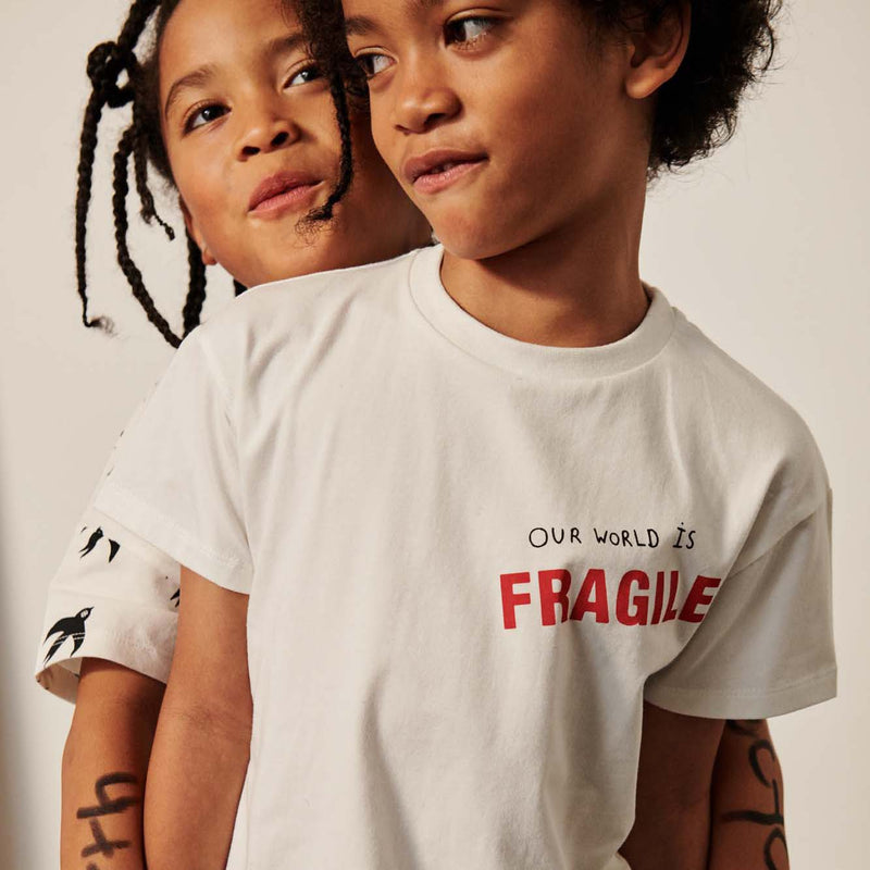 Beau Loves Natural Our World is Fragile T- Shirt kids T shirts Beau Loves   
