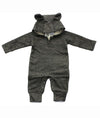Young and Free Apparel Bear Eared Play suit grey