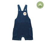 Bobo Choses Baby Sniffy Dog Patch terry fleece dungaree
