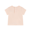 Chloé Kids Perforated Baby T Shirt Pale Pink baby T shirts Chloé Kids   
