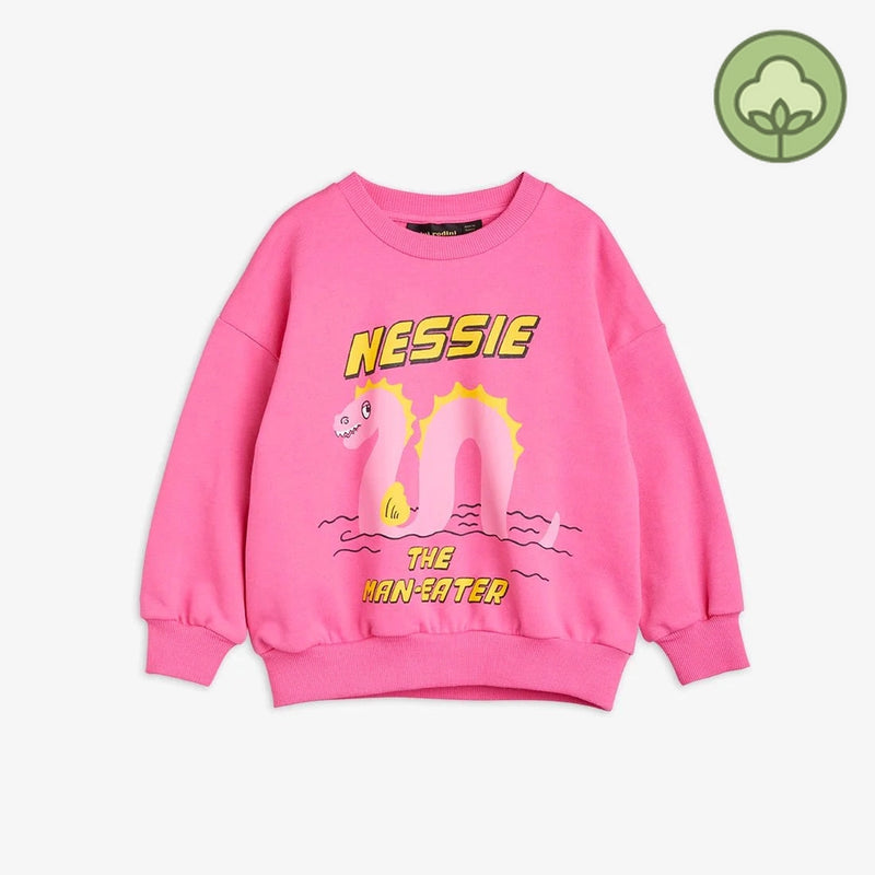 Mini Rodini Nessie Sweatshirt Pink kids sweatshirts Mini Rodini   