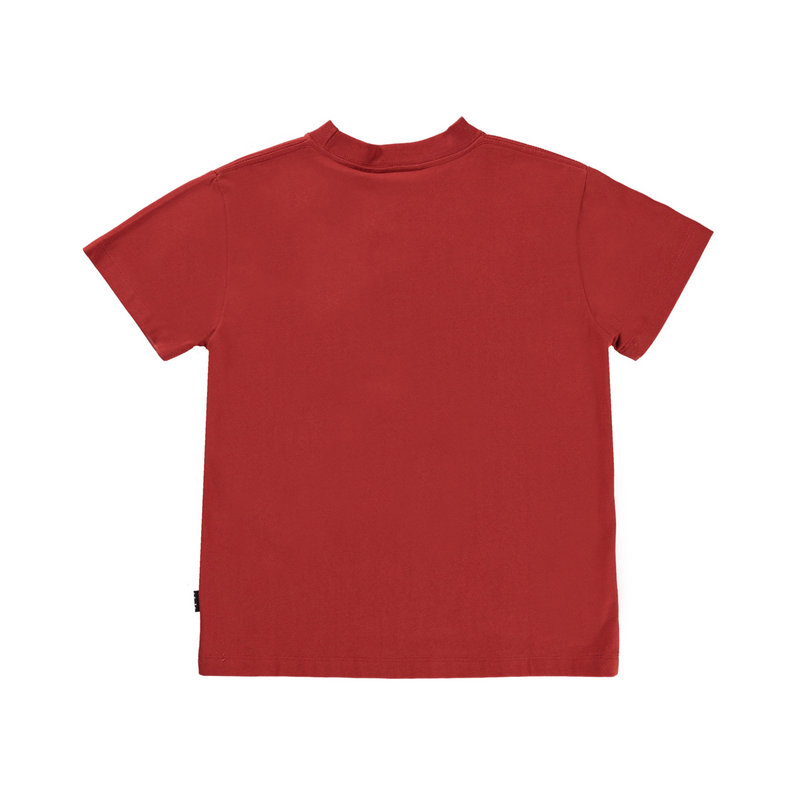 Molo x Jurassic World Kids Roxo Red Ochre T Shirt kids T shirts Molo Kids   