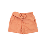 CARLIJNQ Pink denim - paperbag shorts kids shorts CARLIJNQ   