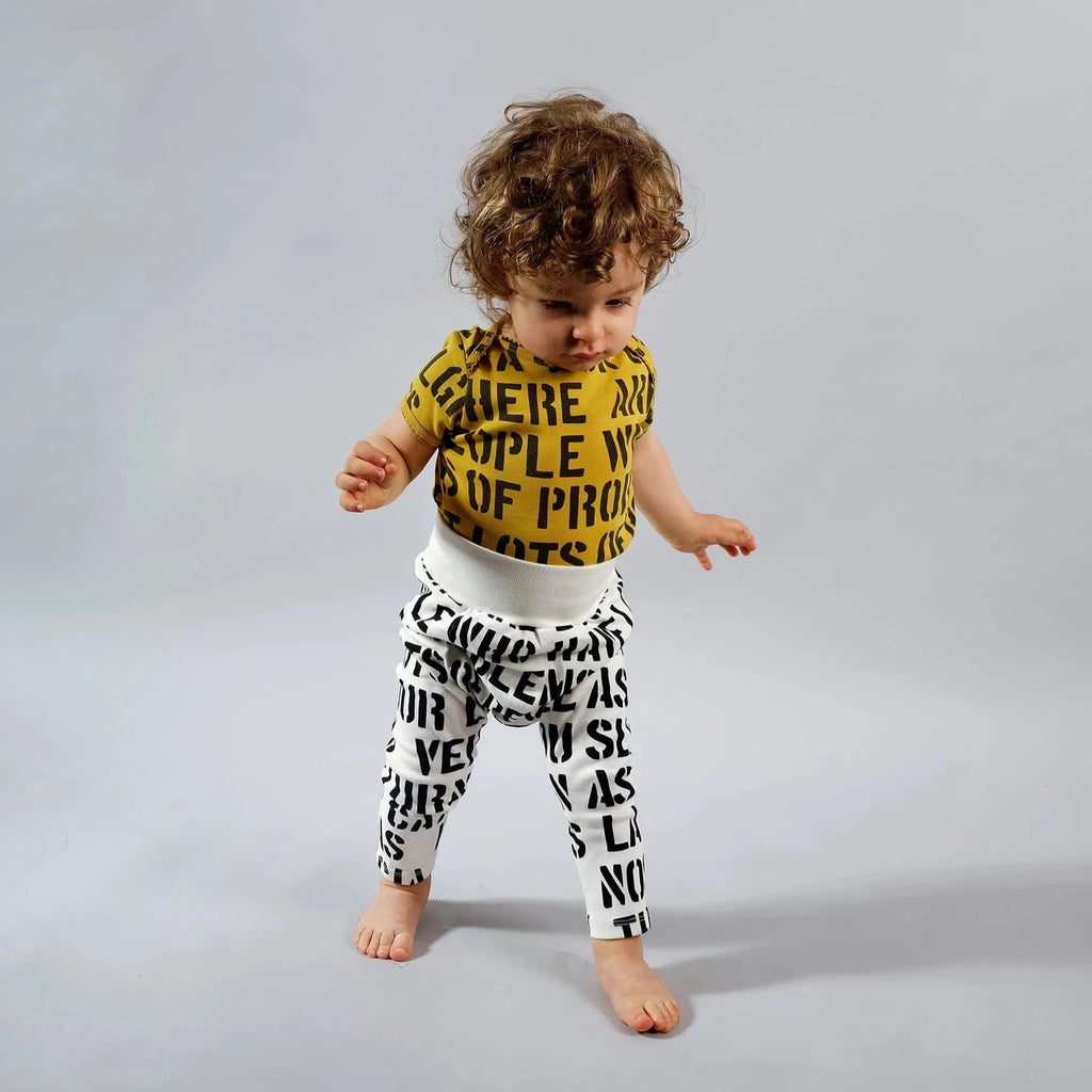 Wolf and Rita João Alphabet Soup Baby Pants * FINAL SALE kids pants Wolf and Rita   