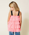TWINSET Girl Skirt-top with tulle flounce kids tops TWINSET   
