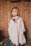 Louise Misha Leonise Dress Cream Check kids dresses Louise Misha   