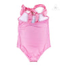 Moschino Kids Teddy Bear Swimsuit With Ruffle Cross Back Pink
