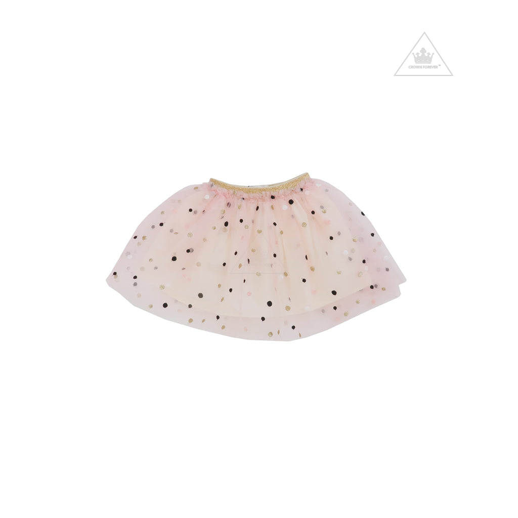 Petite Hailey Dot Alexa Skirt Pink