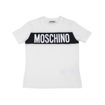 Moschino Kids Boys Box Text T Shirt Mini Me kids T shirts Moschino   