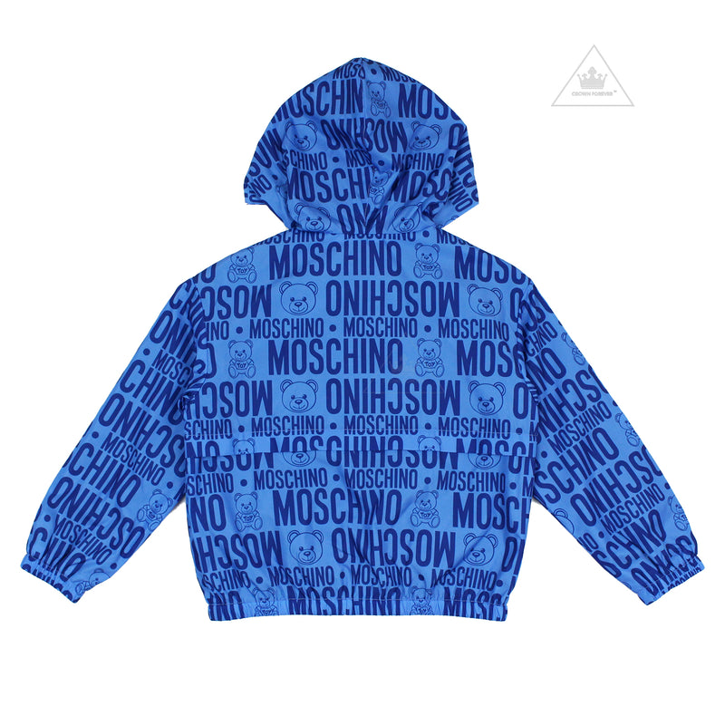 Moschino Kids Teddy Bear All Over Print Jacket kids jackets Moschino   