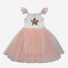 Petite Hailey Frill Tutu Dress Peach kids dresses Petite Hailey   