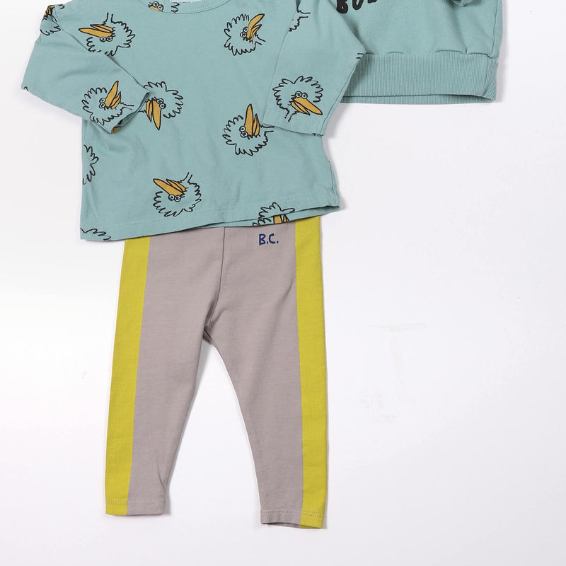 Bobo Choses Baby Yellow Stripes leggings baby leggings Bobo Choses   