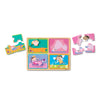 Melissa & Doug Natural Play Wooden Puzzle: Little Princesses Melissa Doug Toy Melissa & Doug   