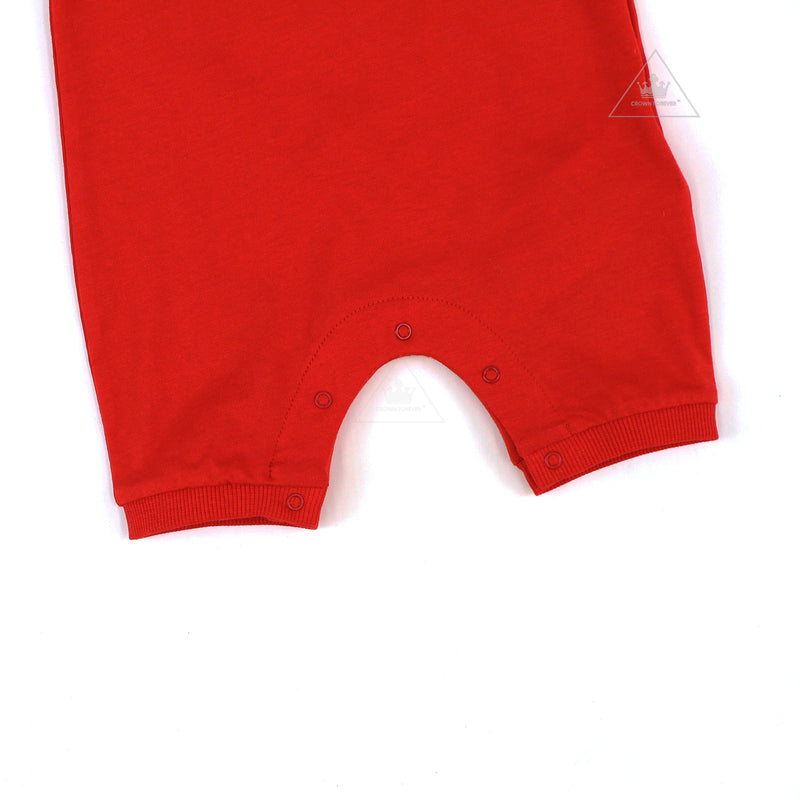 Moschino Baby Romper With Gift Box Red