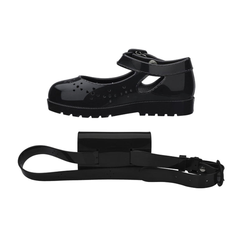 Mini Melissa Mini Mary Jane + Purse Set Black kids shoes Mini Melissa   