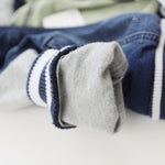 Moschino Baby Hooded Denim Sweatshirt Navy * FINAL SALE baby sweatshirts Moschino   