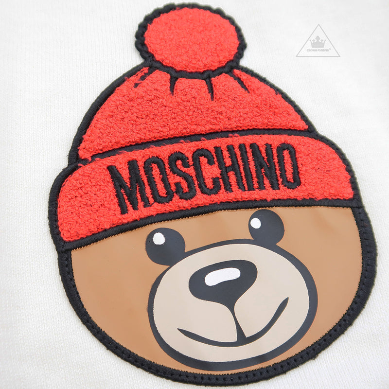 Moschino Baby Sweater With Toy Bear Cloud baby sweatshirts Moschino   