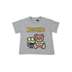 Moschino Baby Minion & Teddy Graphic Tee baby T shirts Moschino   