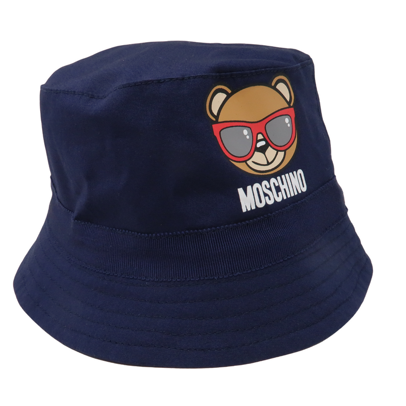 Moschino Baby Teddy Bear print bucket sun hat baby hats Moschino   