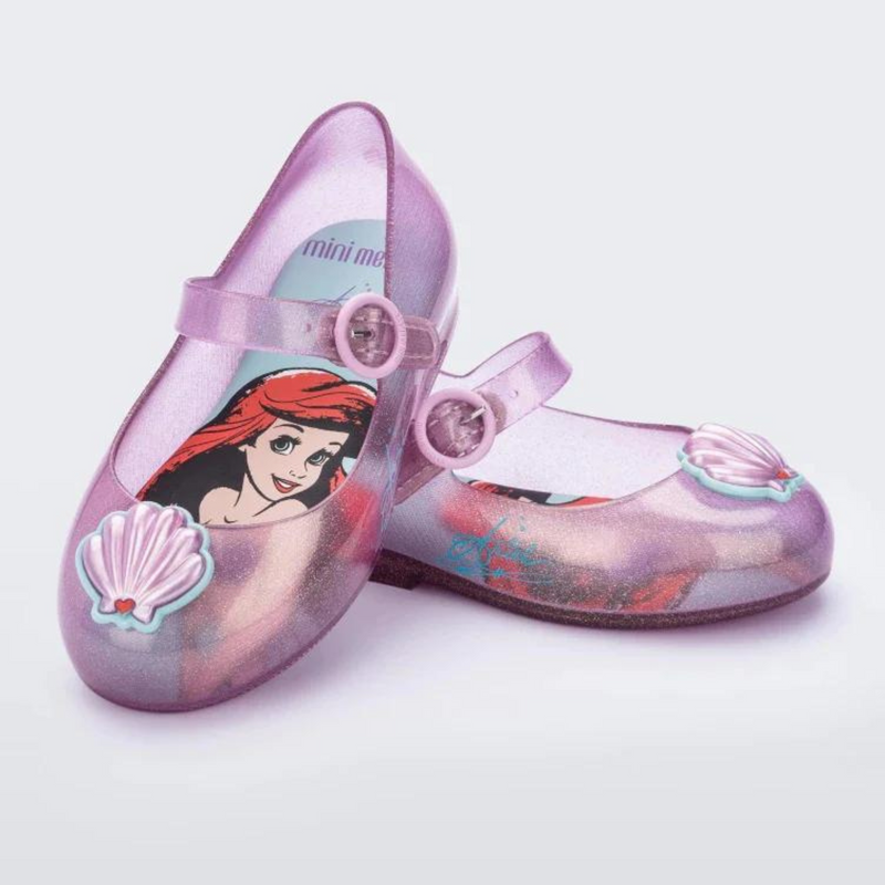 Mini Melissa Sweet Love + Disney Princess Flat - Baby kids shoes Mini Melissa   
