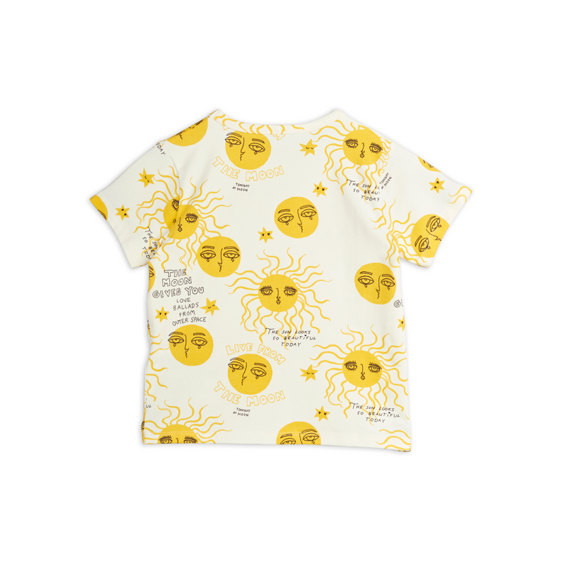 Mini Rodini Moon and Sun T-shirt kids T shirts Mini Rodini   