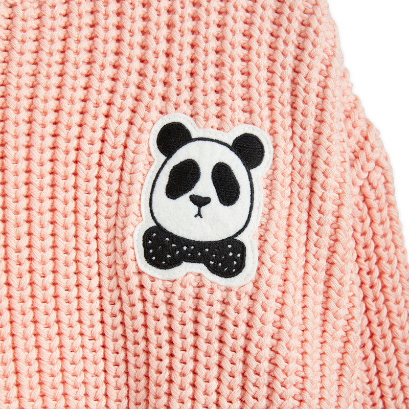 Mini Rodini Panda Organic Knitted Sweater kids sweaters Mini Rodini   