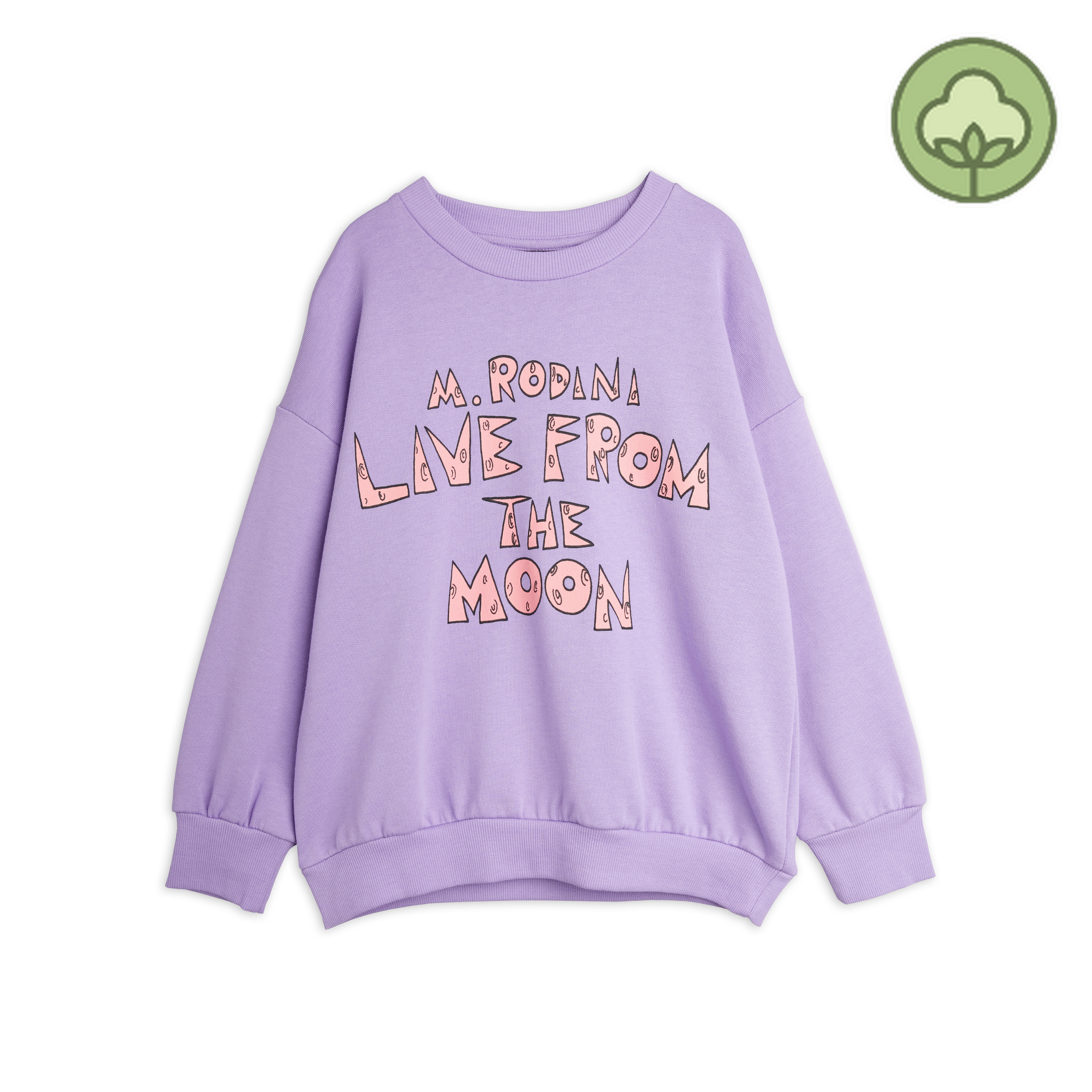 Ud over Gentagen jævnt Mini Rodini Live From The Moon Sweatshirt – Crown Forever