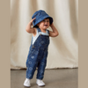Molo Kids Spark Baby Smiley Face Denim Dungarees