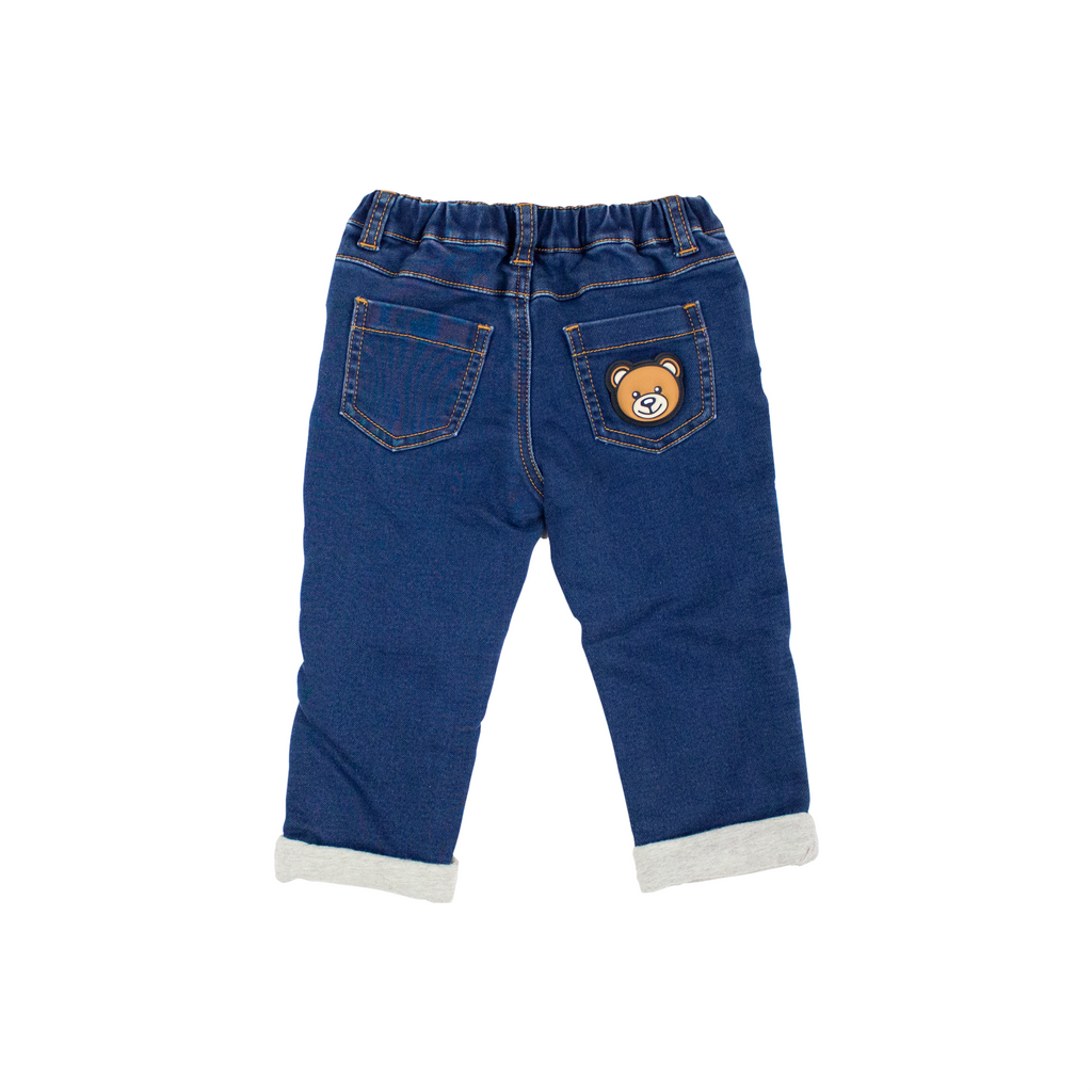 Moschino Kids Baby Soft Pant With Patch Logo