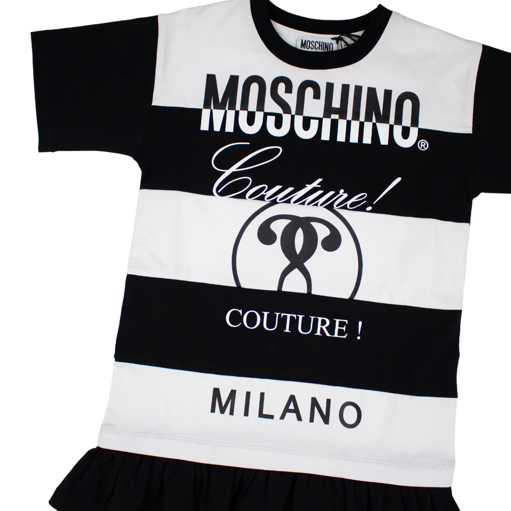 Moschino Kids Girl Striped Dress - Crown Forever