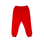 Moschino Kids Logo Cotton Sweatpants Red kids sweatpants Moschino   