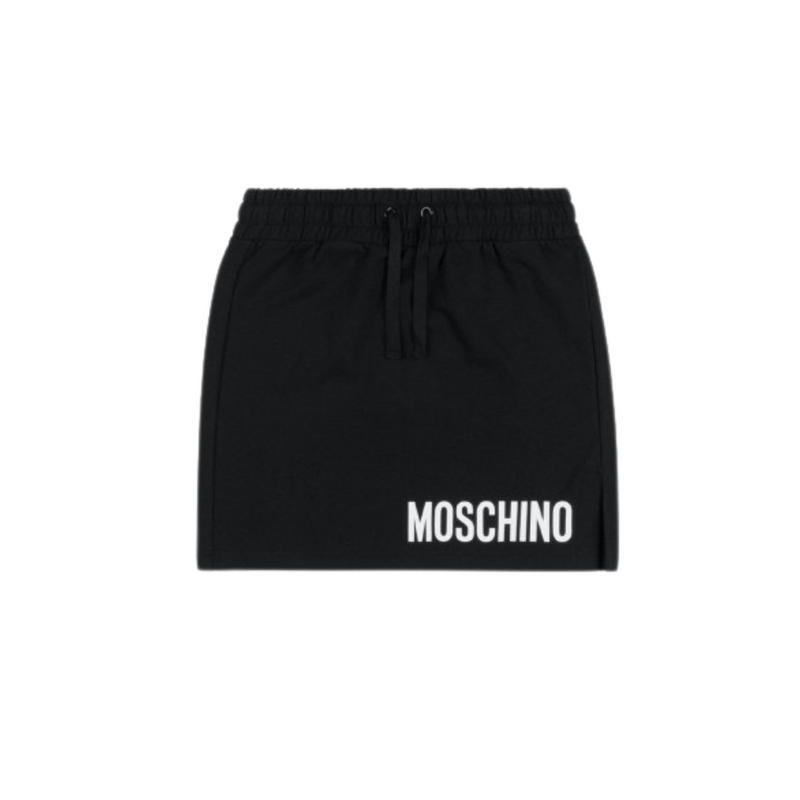 Moschino Kids Girls Track Skirt Black kids skirts Moschino   