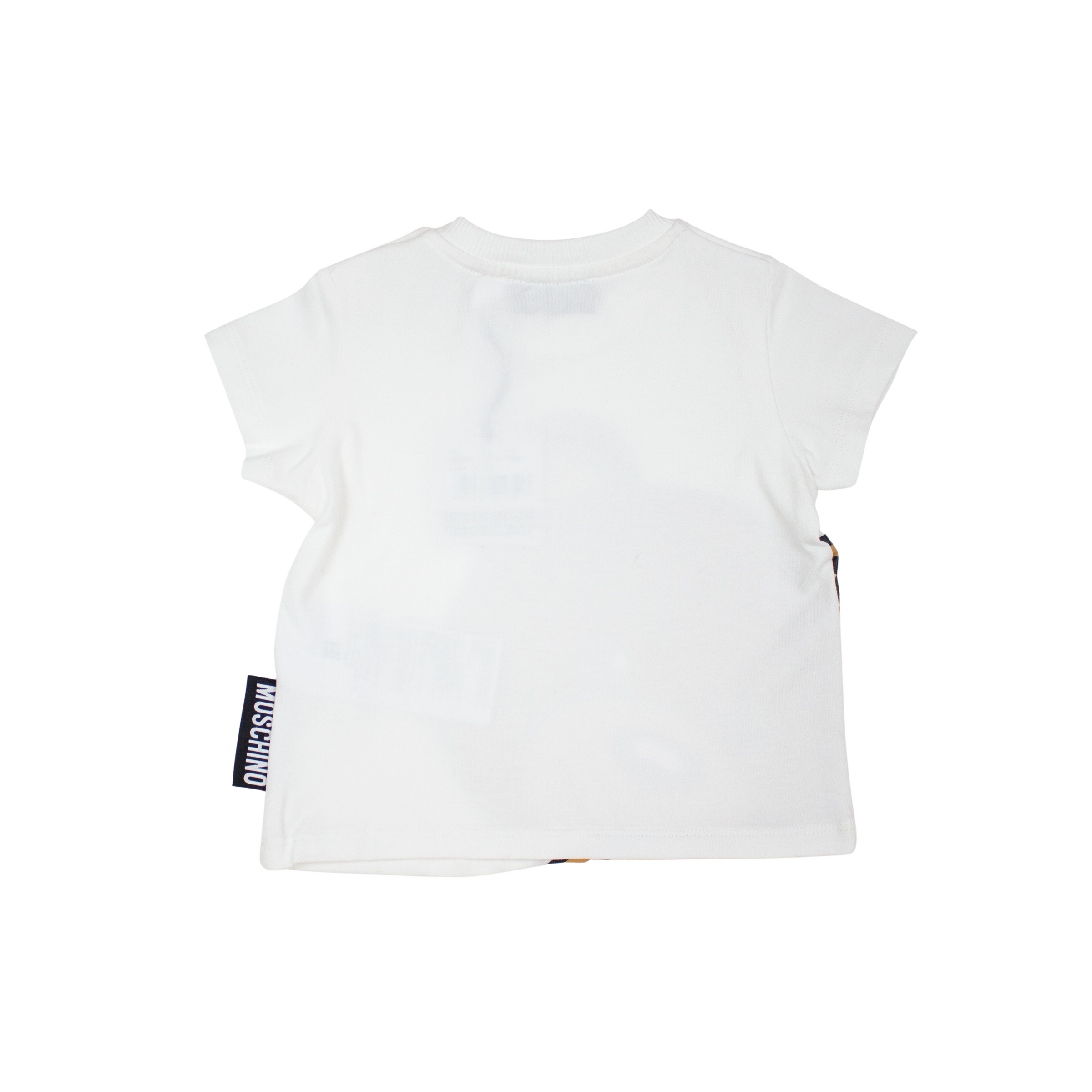 Moschino Kids Baby Large Bear Logo T Shirt White – Crown Forever