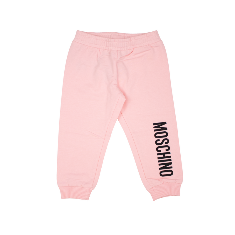 Moschino Kids Baby Teddy Bear Sweatpants Pink kids pants Moschino   