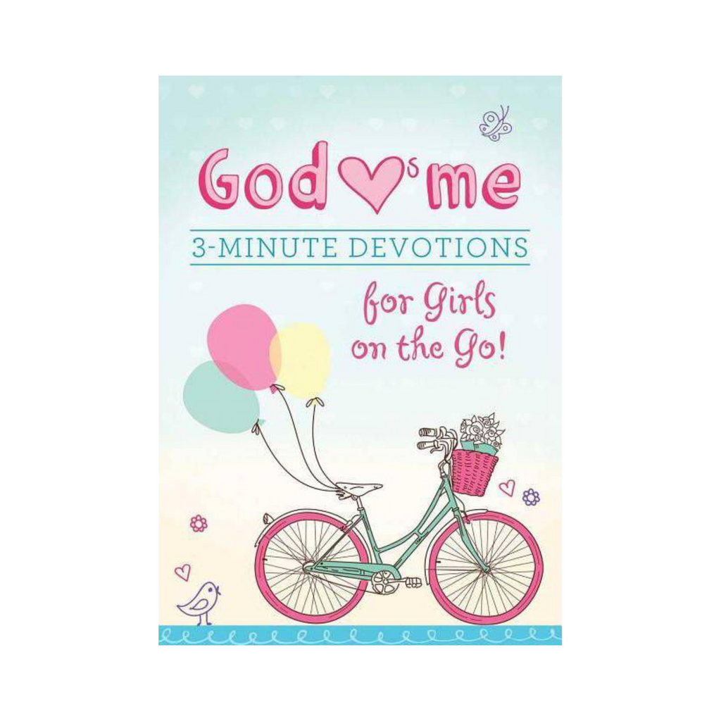 God Hearts Me 3 - Minute Devotions For Girls on The go kids books Barbour Publishing   