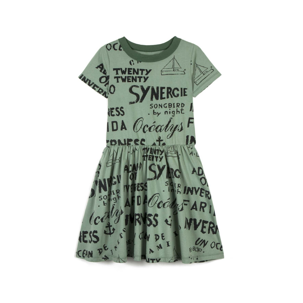 Wolf and Rita Jacinta S. Green Knit Dress kids dresses Wolf and Rita   