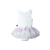 Petite Hailey Glitter Rainbow Baby Onesie White baby dresses Petite Hailey   