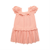 The New Society Rachel Dress Coral Check kids dresses The New Society   
