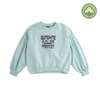 Tocoto Vintage Organic Cotton Fleece Sweatshirt kids sweatshirts Tocoto Vintage 2Y Blue 