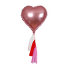 Meri Meri Pink Heart Foil Balloons kids party Meri Meri   
