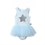 Petite Hailey PH ST Baby Onesie Tutu Blue baby dresses Petite Hailey   