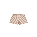 Rylee And Cru Striped Solana Short Natural Amber