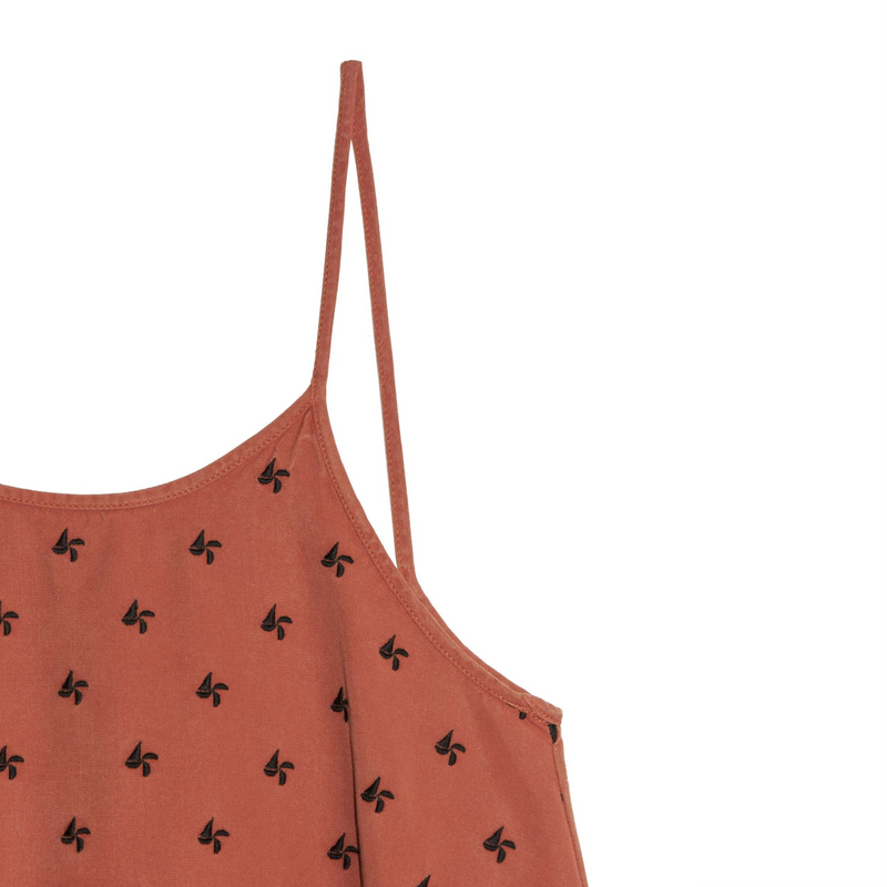 Wolf and Rita Assuncao Red Helix Woven Dress kids dresses Wolf and Rita   