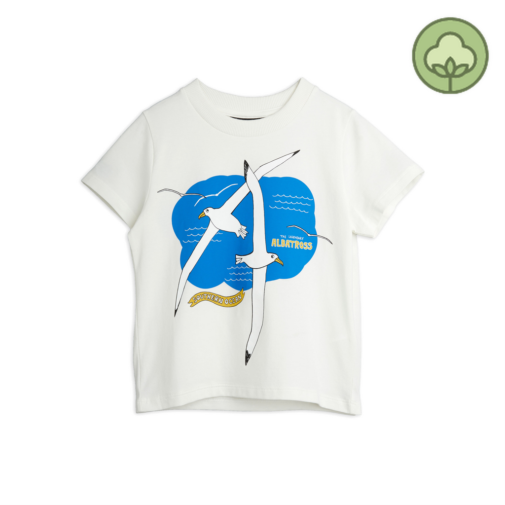Mini Rodini Albatross Sp Organic Short Sleeve Tee kids T shirts Mini Rodini   