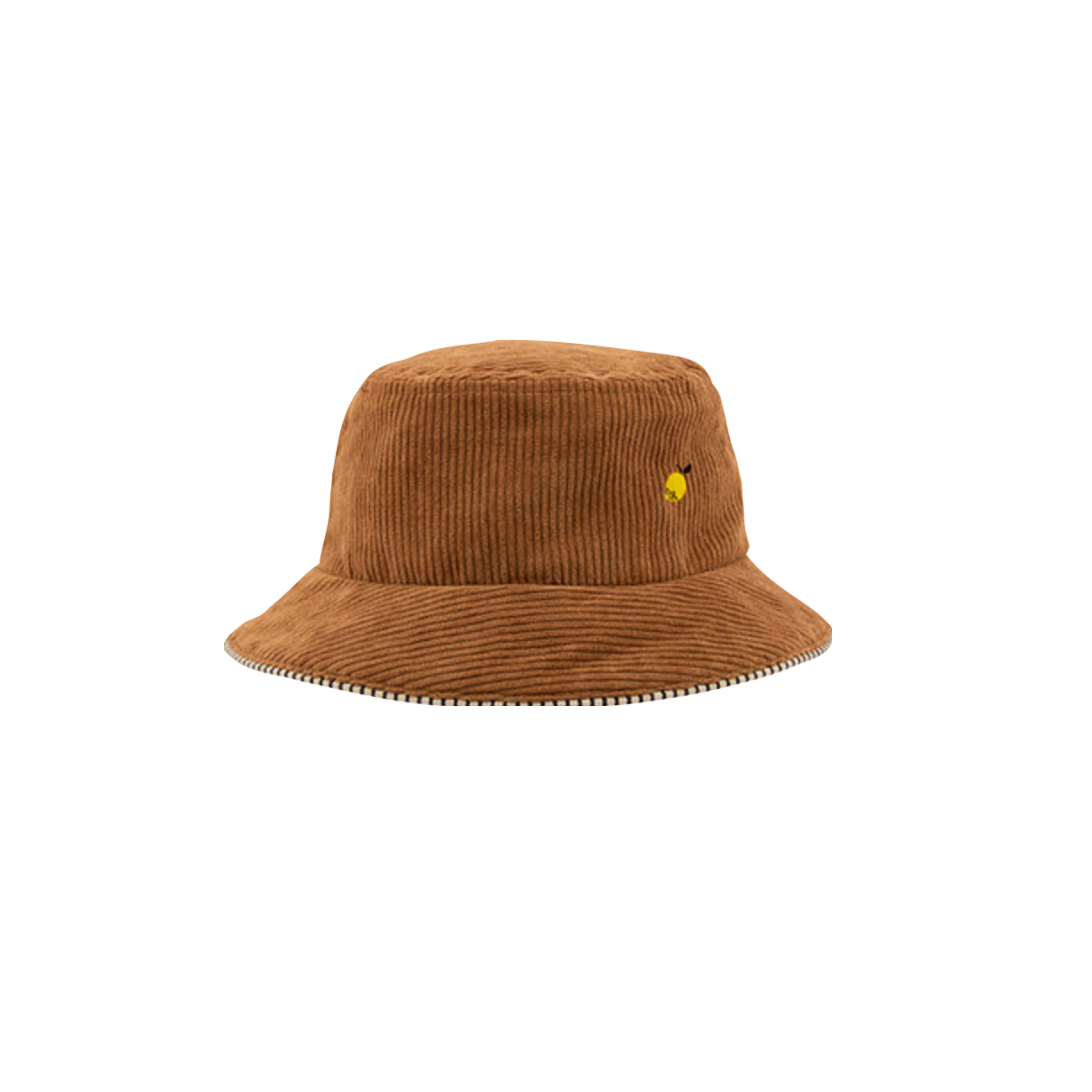 Sticky Lemon Bucket Hat-corduroy Walnut Brown